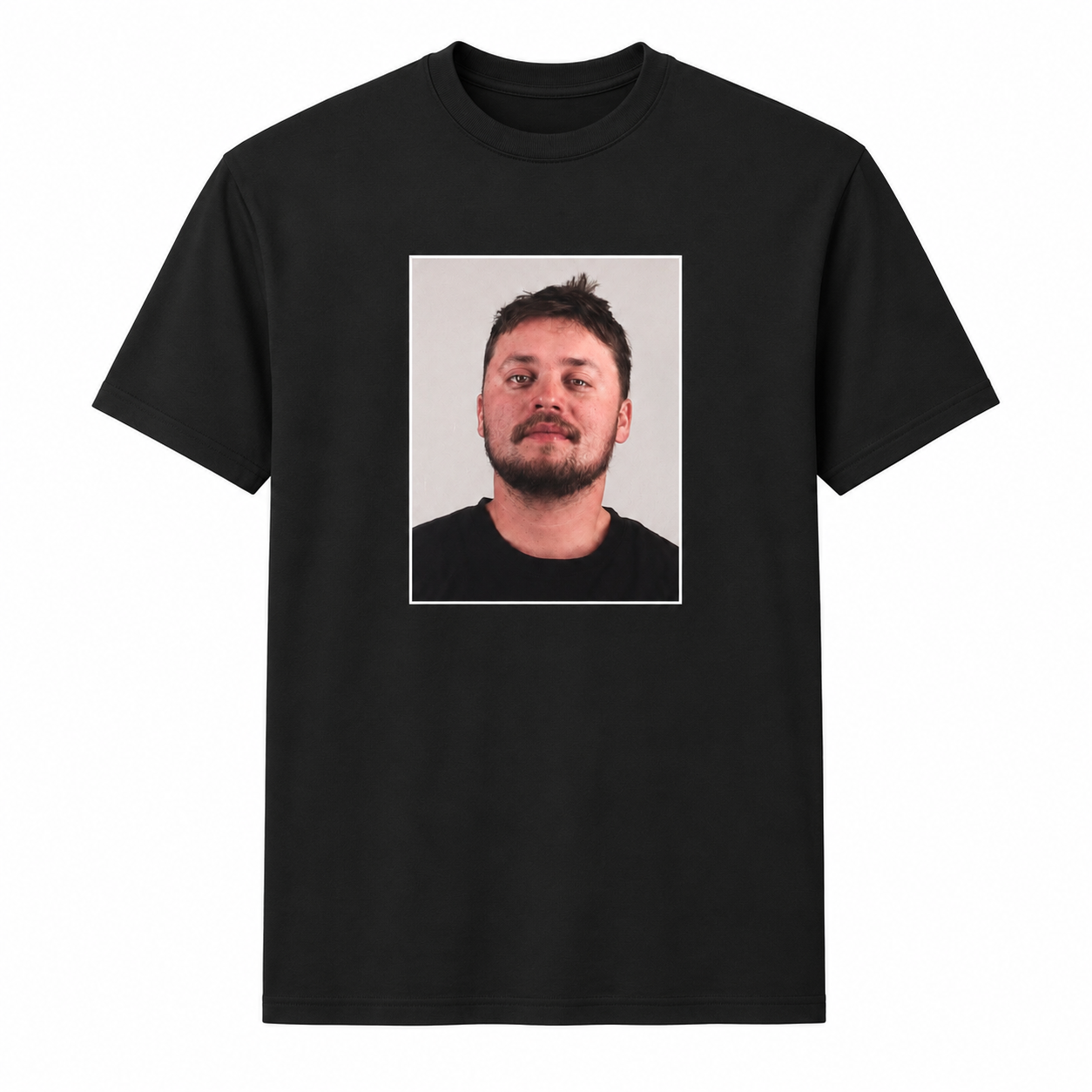 RV MUGSHOT TEE - BLACK